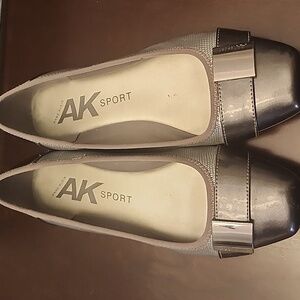 Anne Klein Sport Flats Silver size 7.5